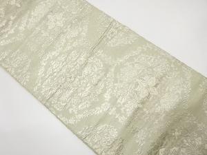 アンティーク　亀甲繋ぎに華紋・向かい鳥模様織り出し袋帯（材料）